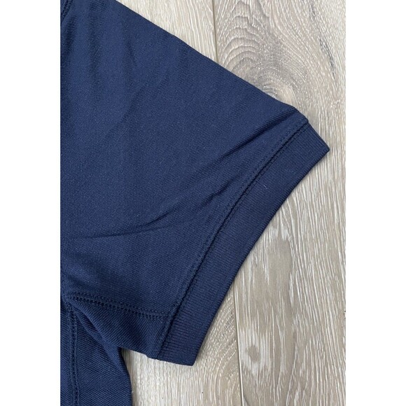 Flint Park Navy Blue Short Sleeve Match Polo Mens XL NWT Golf/Tennis/Pickleball - Picture 4 of 10